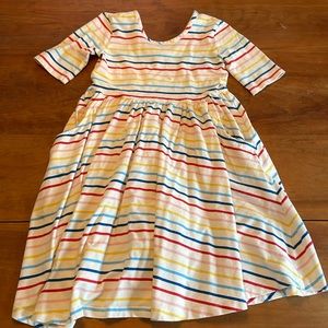 Hanna Andersson striped ballet dress